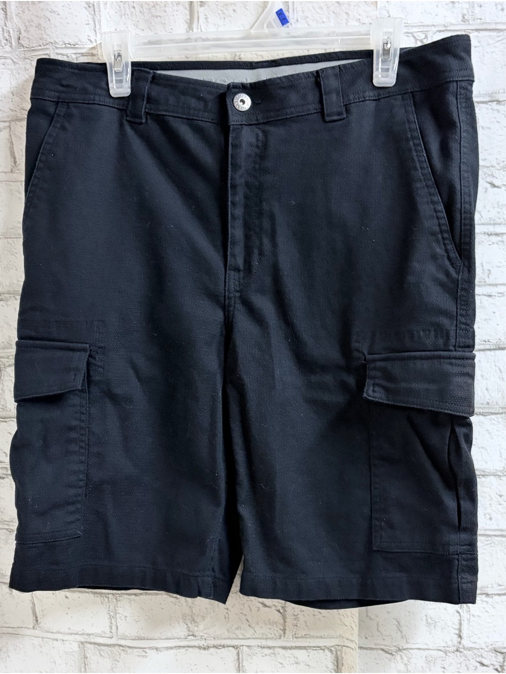 Men's Black Cargo Shorts with Utility Pockets by BC Clothing Company
